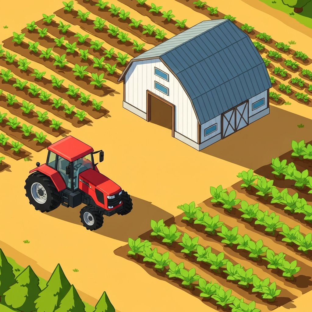 Farm Game Illustration